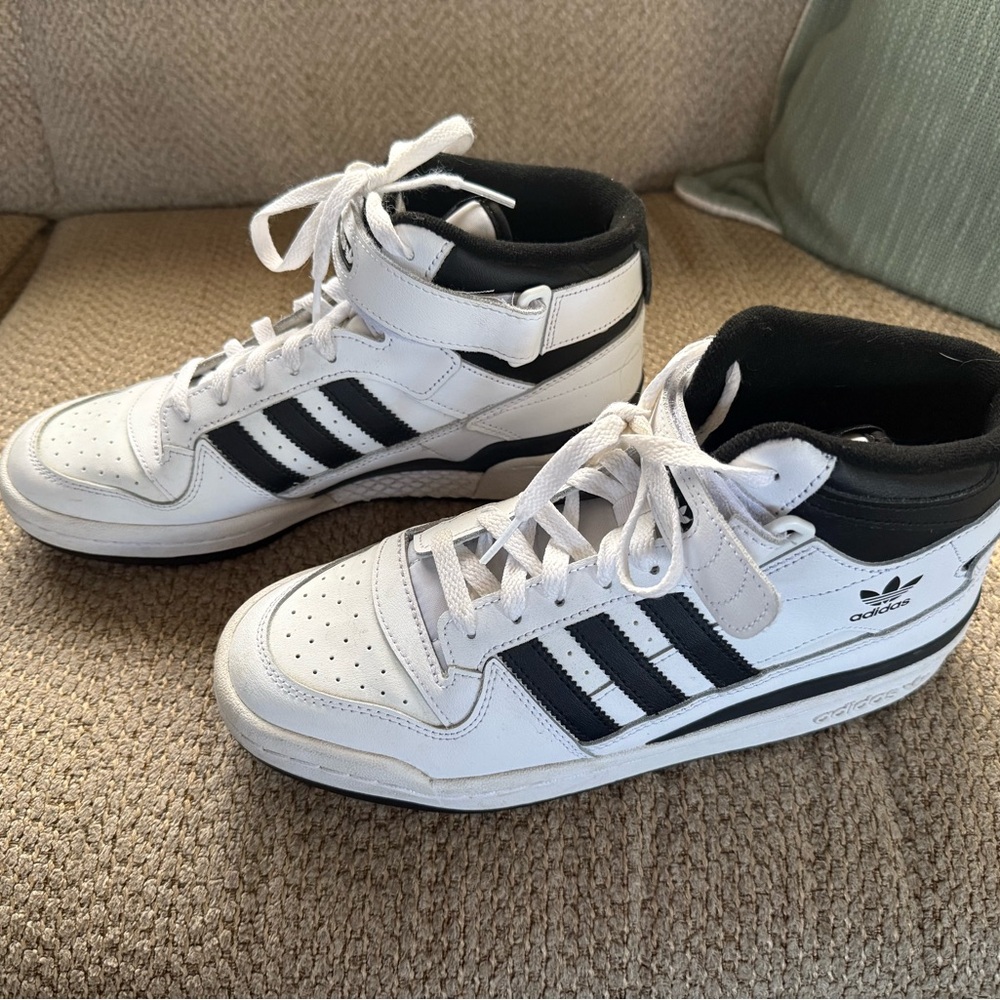 Adidas Black and White Sneakers